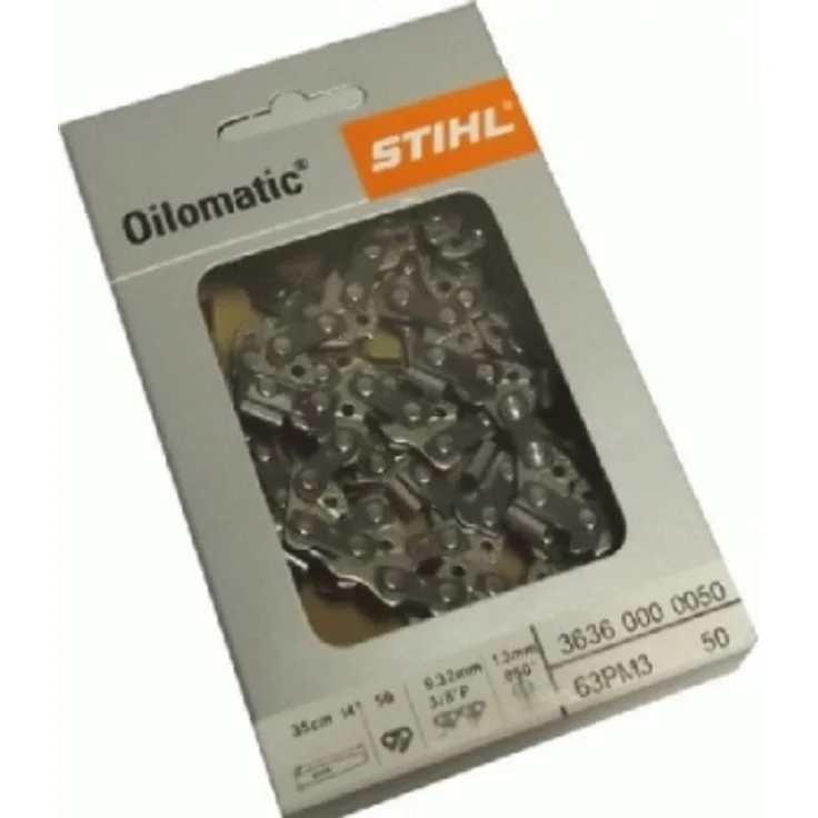 STIHL Ersatzkette PICCO MICRO 63PM3 3636-50 3-8Zoll, 50 Glieder, 1.3 mm, Länge 35 cm, 1 Stück, 36360000050