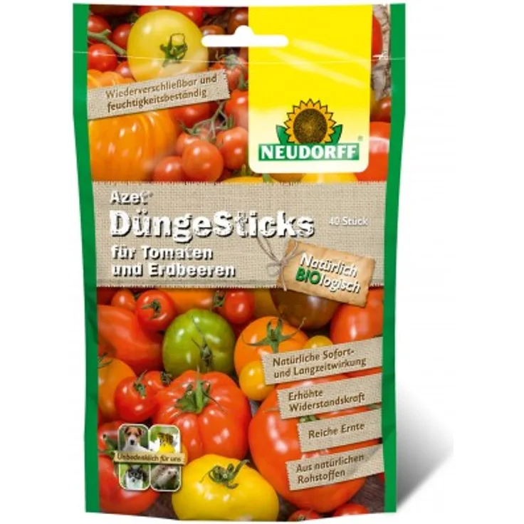 Neudorff Azet DüngeSticks für Tomaten und Erdbeeren 40 Stück