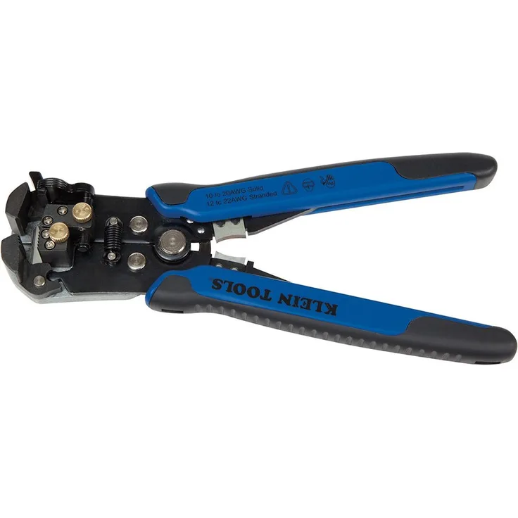Klein Tools 11061 Abisolierzange 10-20 AWG 210mm, Blau-schwarz