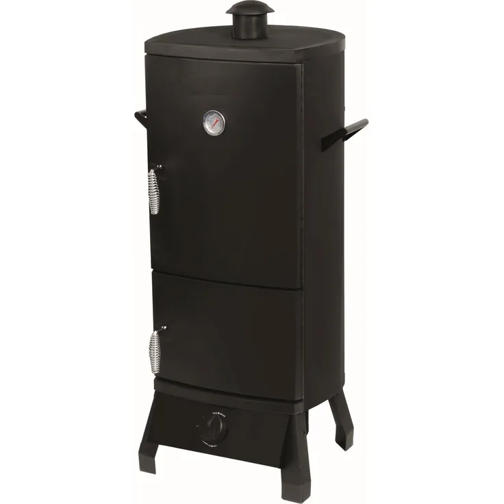 El Fuego Gasgrill, Gas-Smoker Portland, Schwarz, 55x105x45 cm