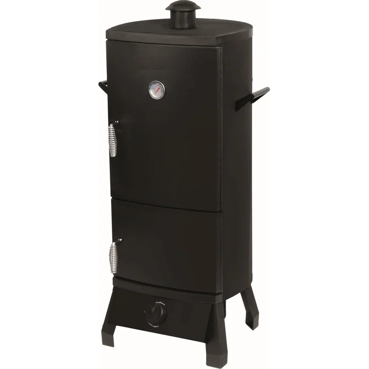 El Fuego Gasgrill, Gas-Smoker Portland, Schwarz, 55x105x45 cm – Bild 1