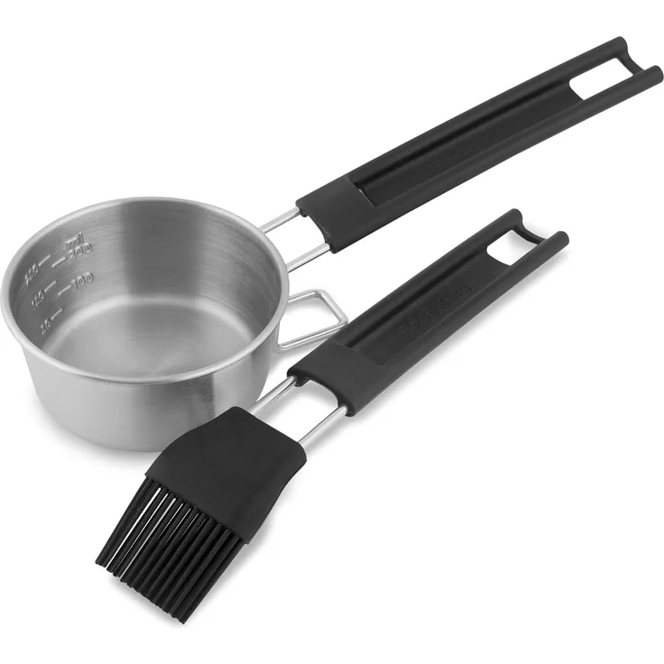 Broil King Grillbesteckset Marinierset Grillwerkzeug, Edelstahl, 61490