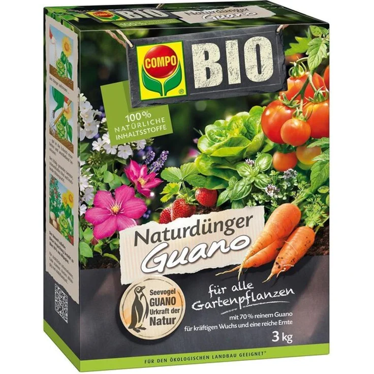 Compo BIO NaturDünger Guano 3 kg – Bild 1