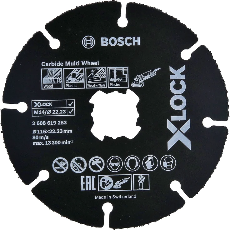 Bosch Professional Trennscheibe X-LOCK Carbide Multi Wheel 115mm, 115 x 1 x – Bild 1