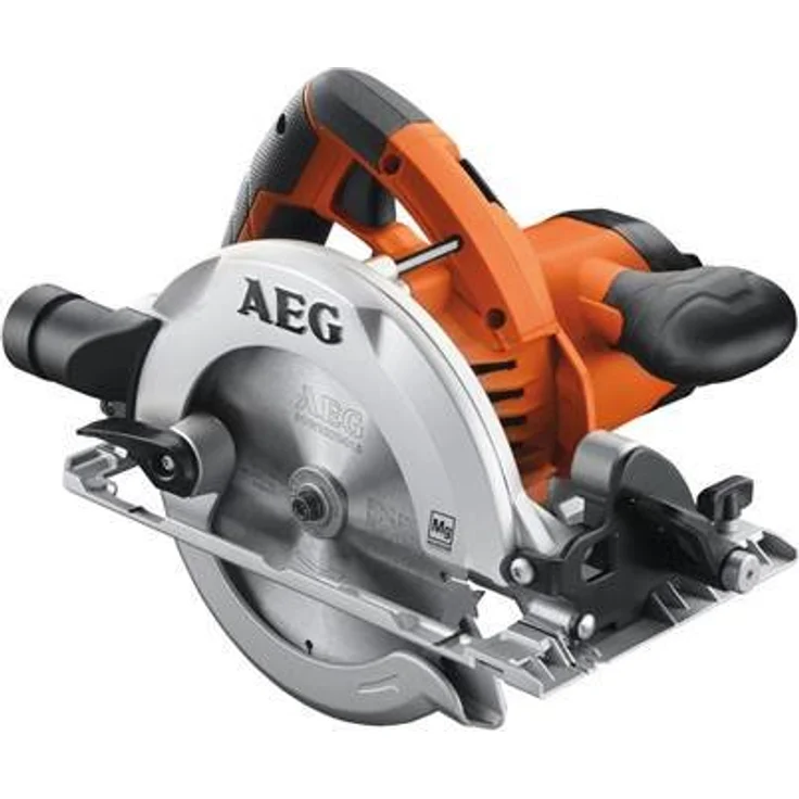 AEG Handkreissäge 1200 W, (Sägeblatt 165 mm, Schnitttiefe 41 mm (45°) - 54 mm (90°) -KS55-2 – Bild 1