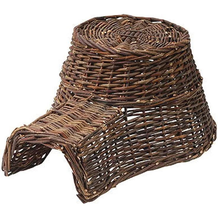 Igelkorb Unterschlupf für Igel Igelhaus Igelbau Weidekorb