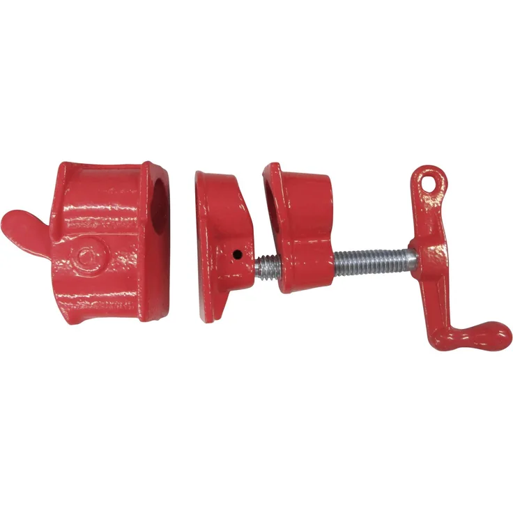 Brüder Mannesmann Werkzeug M 911 Rohr Schraubzwinge, beige