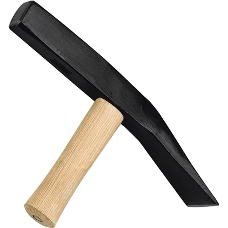 Haromac 30175150 Pflasterhammer 1500 g, Norddeutsche Form, geschmiedet, mit Hartholz-Stiel