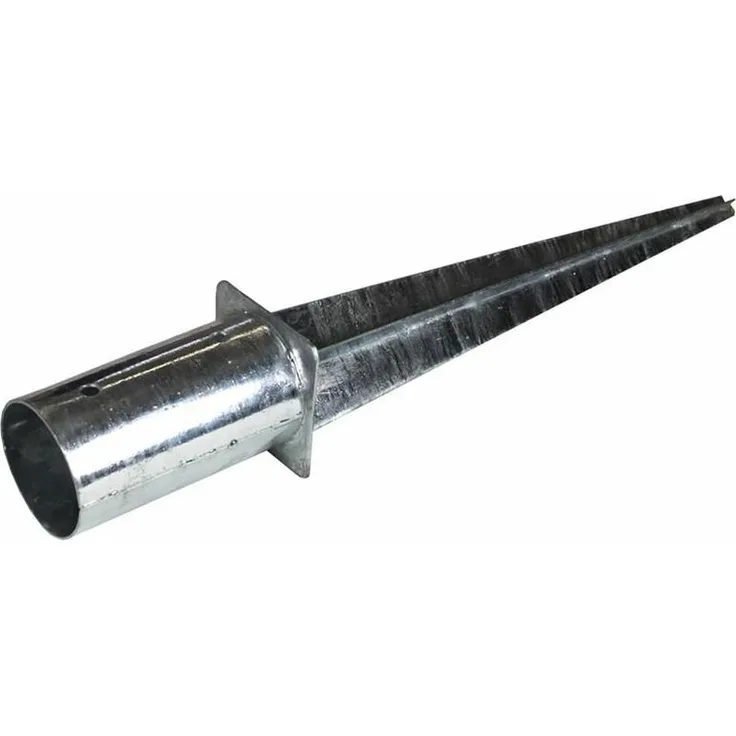 Einschlaghülse Bodenhülse rund Ø 80 100 120 mm 60 cm verzinkt Pfostenträger 80 mm