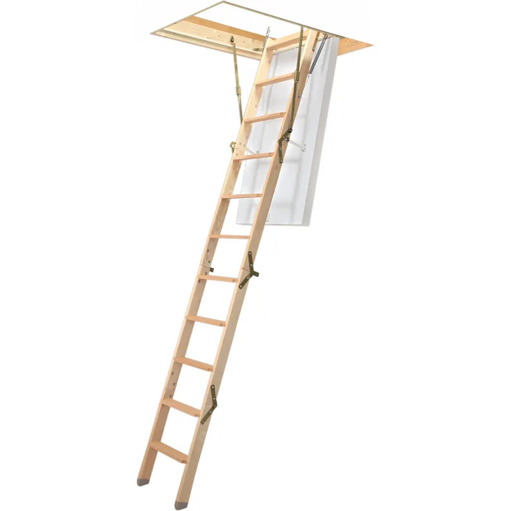 Dolle Bodentreppe mini 4-teilig bis 270cm Raumhöhe mit U-Wert 0,64 Deckenöffnung 95x60cm