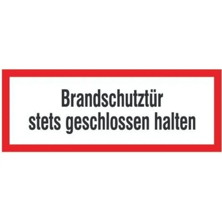 Brandschutztür geschl. h.PVC-Folie, selbstklebend