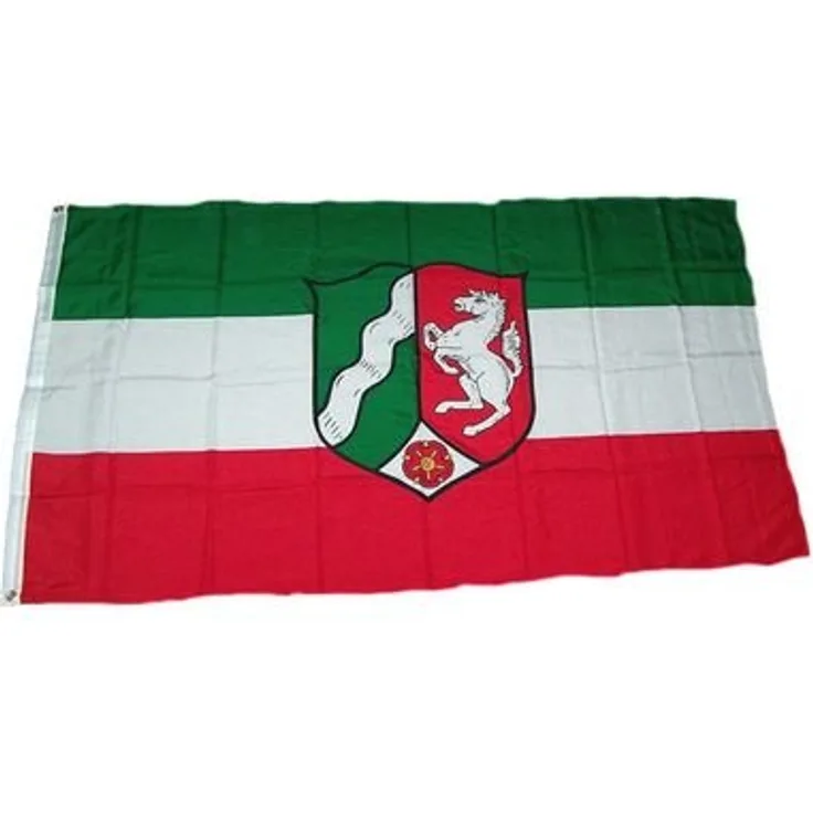 Flaggenking 16993 Nordrhein-Westfalen Flagge/Fahne, 250 x 150 cm, mehrfarbig, 150 x 90 x 1 cm
