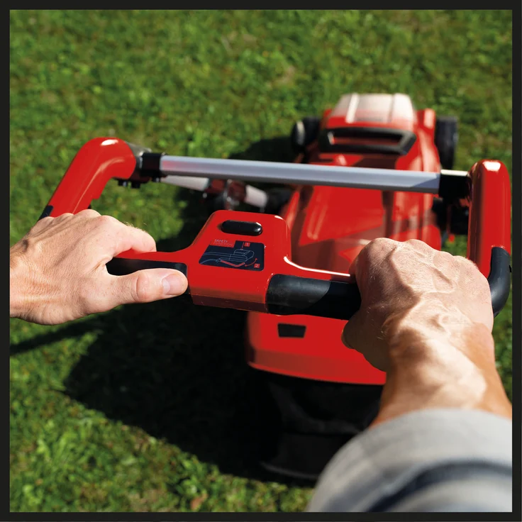 Einhell Akku-Rasenmäher GE-CM 36-37 Li-Solo Power X-Change - Li-Ion, 36 V, 37 cm Schnittbreite, 6-stufige zentrale Schnitthöhenverstellung, ohne Akku und Ladegerät – Bild 7