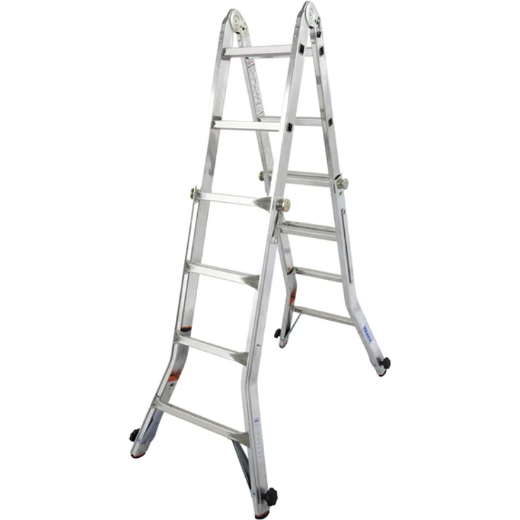 KRAUSE Teleskopleiter »MONTO TeleVario«, 16 Sprossen, Aluminium