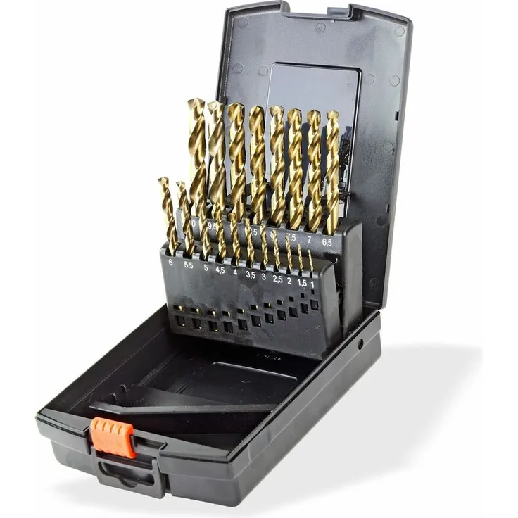 Dema - Cobalt Spiralbohrerset Bohrersatz Metallbohrer Spiralbohrer Bohrer 19 tlg.