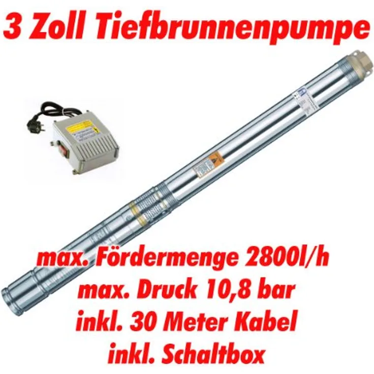 Agora-Tec BP 750W AT001002001 Tiefbrunnenpumpe