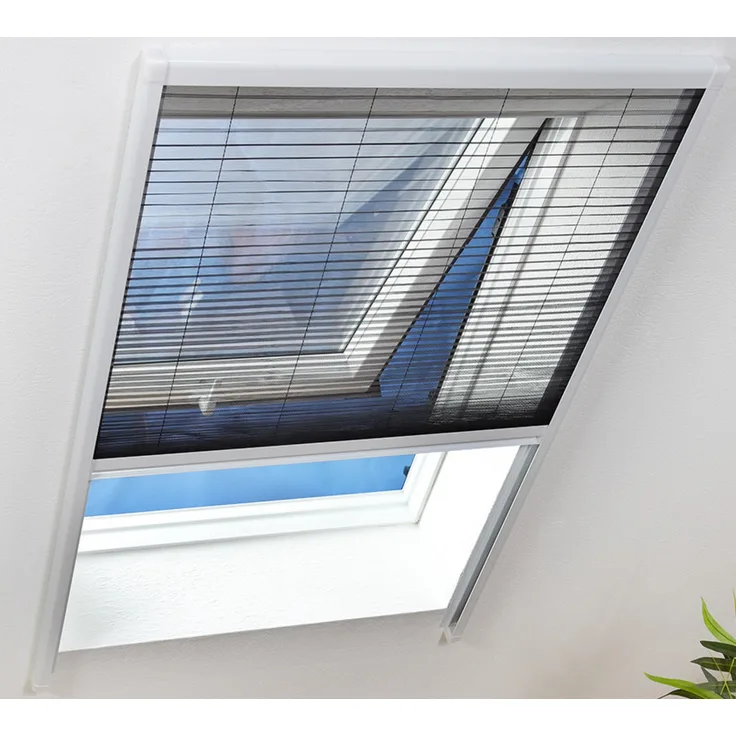 Insektenschutz Dachfenster Plissee 80x160cm braun 101160202-VH