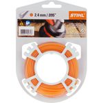 Stihl 9302339 M hfaden rund 2,4 mm x 41 m, orange