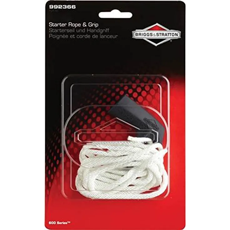 Briggs and Stratton 527116 Starterseil & Griff 600-Series, schwarz
