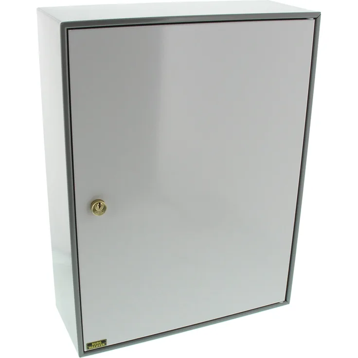 BURG-WÄCHTER Wand-Schlüsselschrank, 204 Haken, Rechtsanschlag, Stahlblech, Höhe: 430 mm, 6700-204 R
