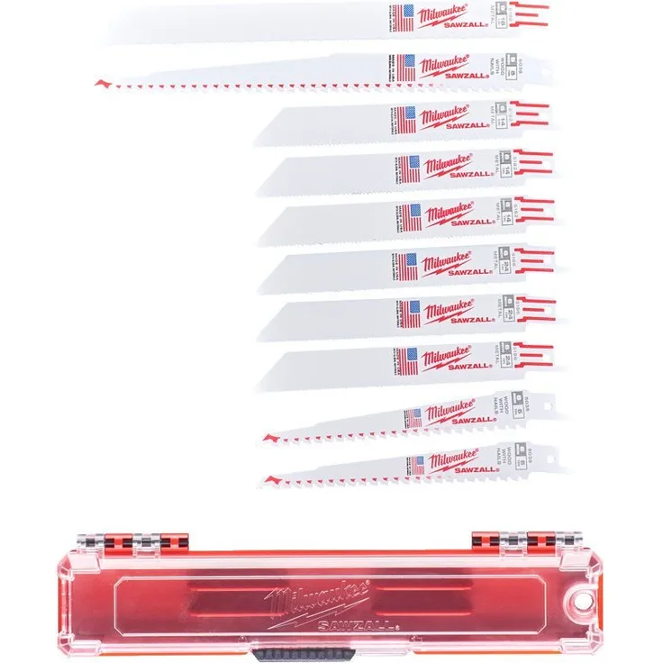 Milwaukee Säbelsägeblattset 10-teilig