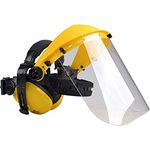 Oregon Q515062 Polycarbonat Visier Gesichts und Gehörschutz Kombination für Trimmer und Freischneider