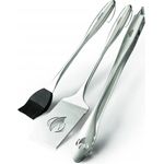 Napoleon 70034 Commercial Grillbesteckset Grillwerkzeug, Edelstahl, 3 Stück