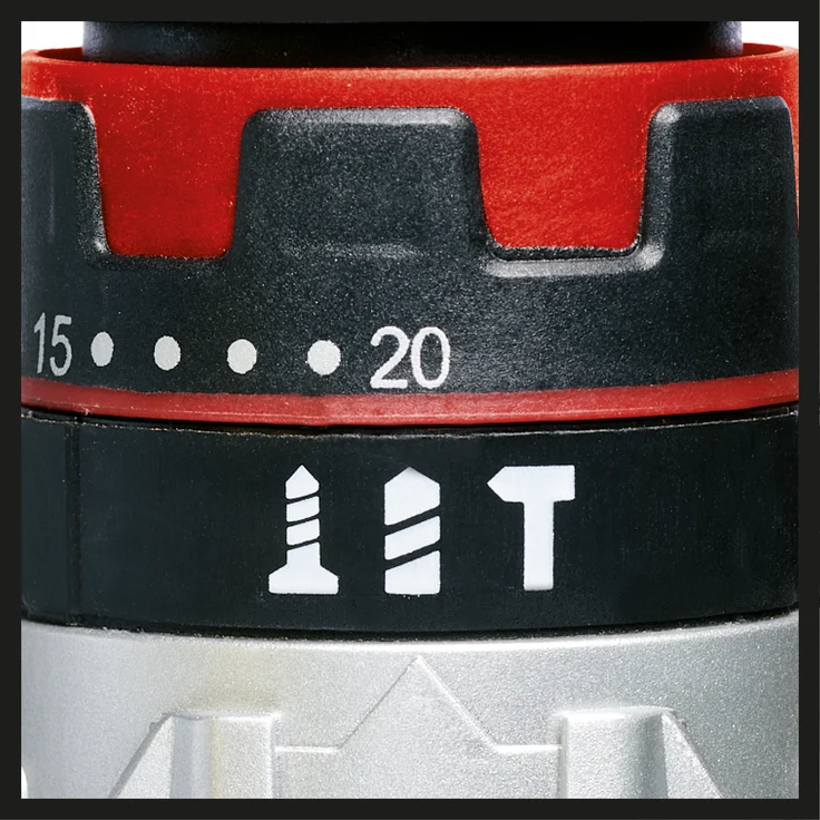 Einhell Akku-Schlagbohrschrauber TE-CD 12-1 Li-i (2x 2,0Ah Li-Ion,12 V,22 Drehmomentstufen,2-Gang-Getriebe,inkl. Schlagbohrfunktion,LED,inkl. 2x 2,0 Ah Akku und 45 Min.-Ladegerät) – Bild 2