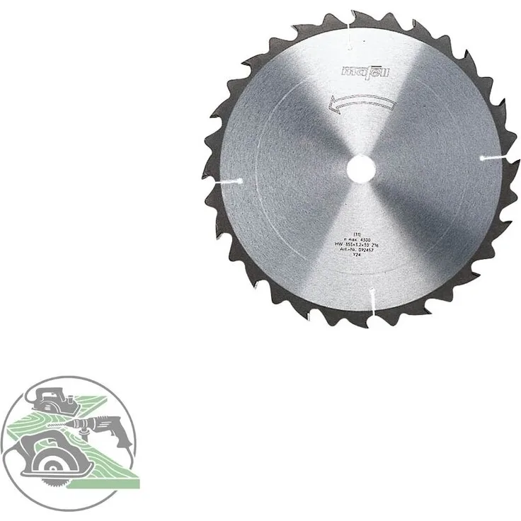 HM-Blatt 355 x 30 Z 16 092437 für Zimmerei-Handkreissäge MKS 125 E - Mafell