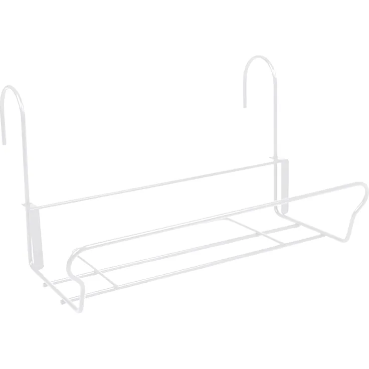 H.G. 330125 Blumenkastenhalter, 41,5 x 17 cm, weiß