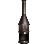 Firestar Edelstahl DN 700 Swing Classic dunkelgrau Gartenkamin Holzkohlegrill