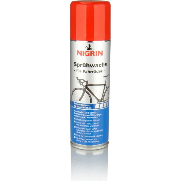 NIGRIN Sprühwachs Fahrrad 300ml grau