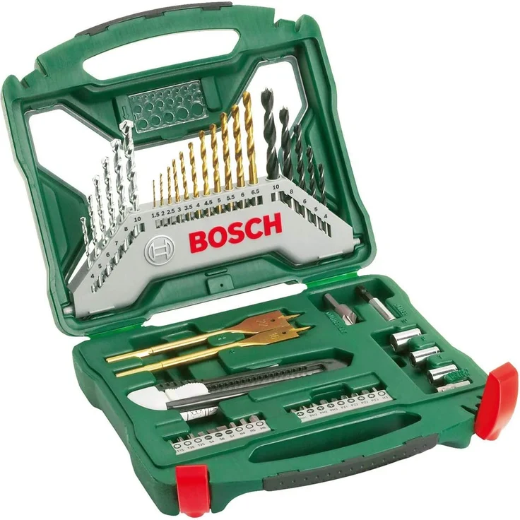 Bosch 50Ti X-Line 50-tlg. Bit- und Bohrer-Set 173-tlg. Befestigungsset – Bild 2