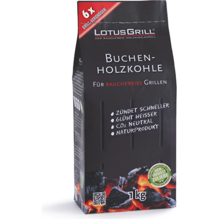 LotusGrill Buchenholzkohle (1 kg)