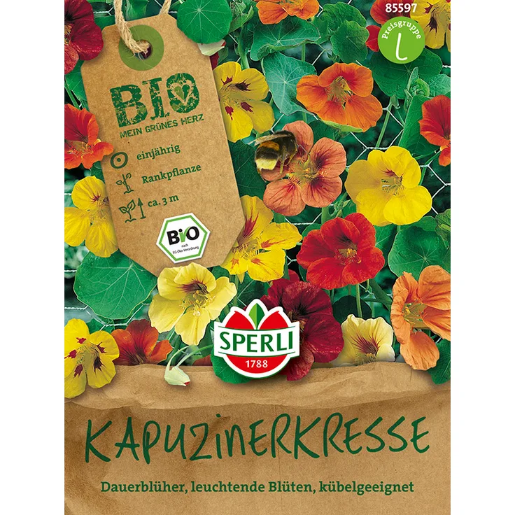 Sperli BIO Kapuzinerkresse - Bio-Saatgut