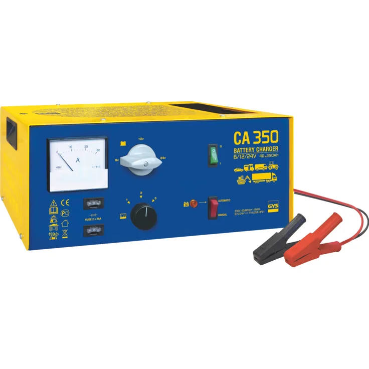 GYS - CA 350 Automatic - Batterieladegerät 6-12-24 Volt