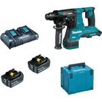 Makita DHR280RTJ Akku Bohrhammer Brushless SDS-PLUS im Makpac + 2x 18 V- 5 Ah - 5000 mAh mit Akku und Ladegerät