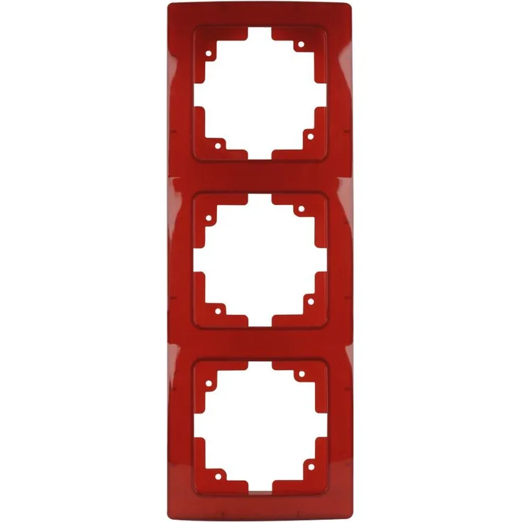 Unitec Abdeckrahmen 3f Monaco S206 rot