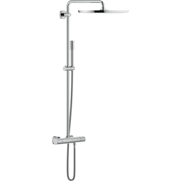 GROHE Rainshower System 400 Brausen und Duschsysteme (mit Thermostatbatterie für die Wandmontage) chrom, 27174001 – Bild 1