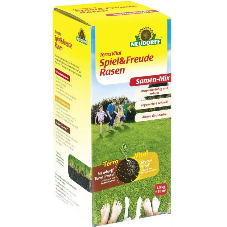 Neudorff TerraVital Spiel&FreudeRasen Samen-Mix 1,5 kg - 01256