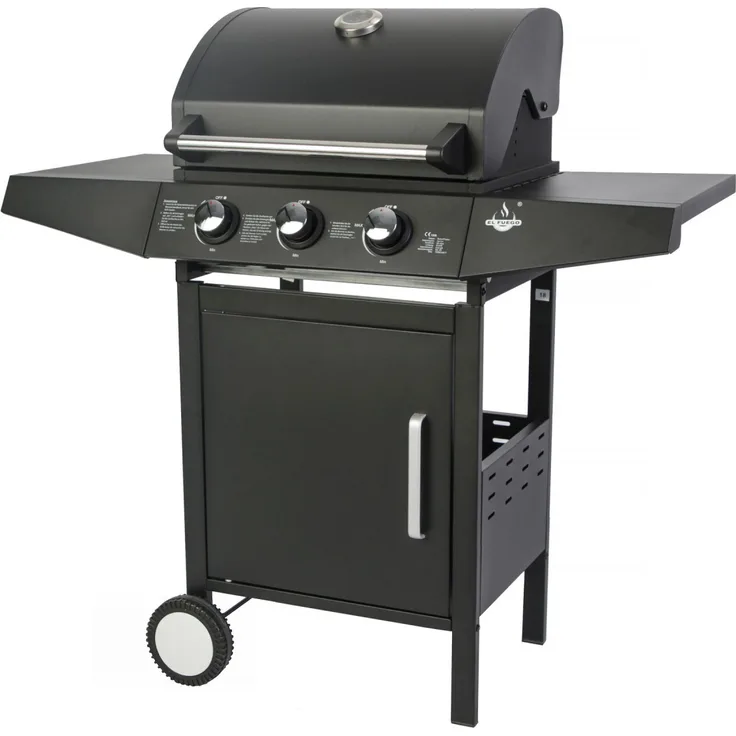 Barbecue El Fuego Gasgrill San Angelo mit 3 Brenner BBQ Grillwagen Gartengrill