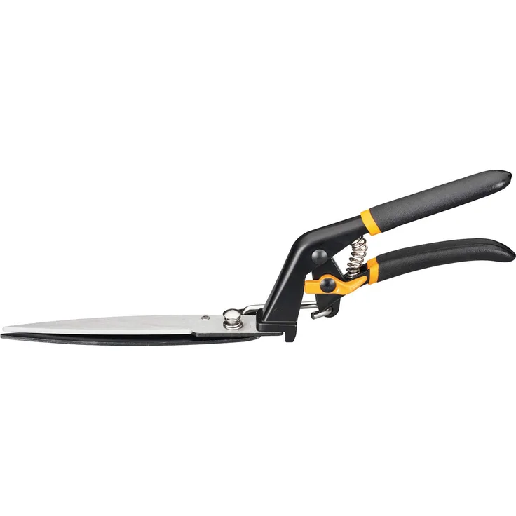 Fiskars Rasenkantenschere GS21, Soft-Touch Griff, Länge 31 cm, Stahl-Kunststoff, Schwarz-Orange, Solid, 1026826 mittelgroß