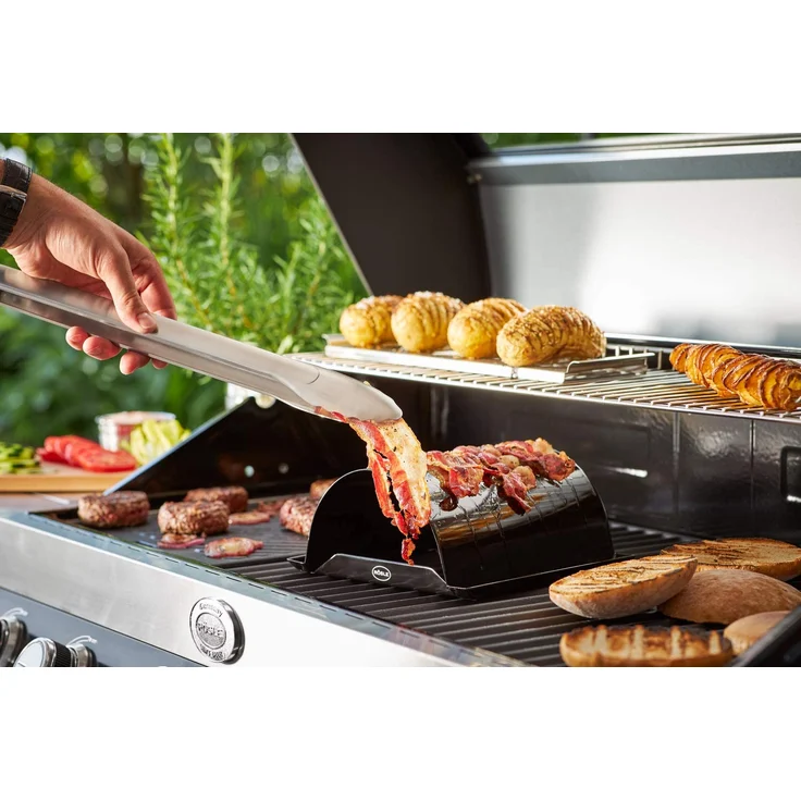 RÖSLE Barbecue-Grillzange, Hochwertige Grillzange mit patentiertem Verschlusssystem zum Grillen, Kochen und Servieren, 43 cm, Edelstahl 18/10, spülmaschinengeeignet – Bild 4