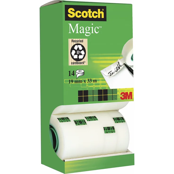 Scotch Magic Klebeband ( 19 mm x 33 mm) 14 Rollen