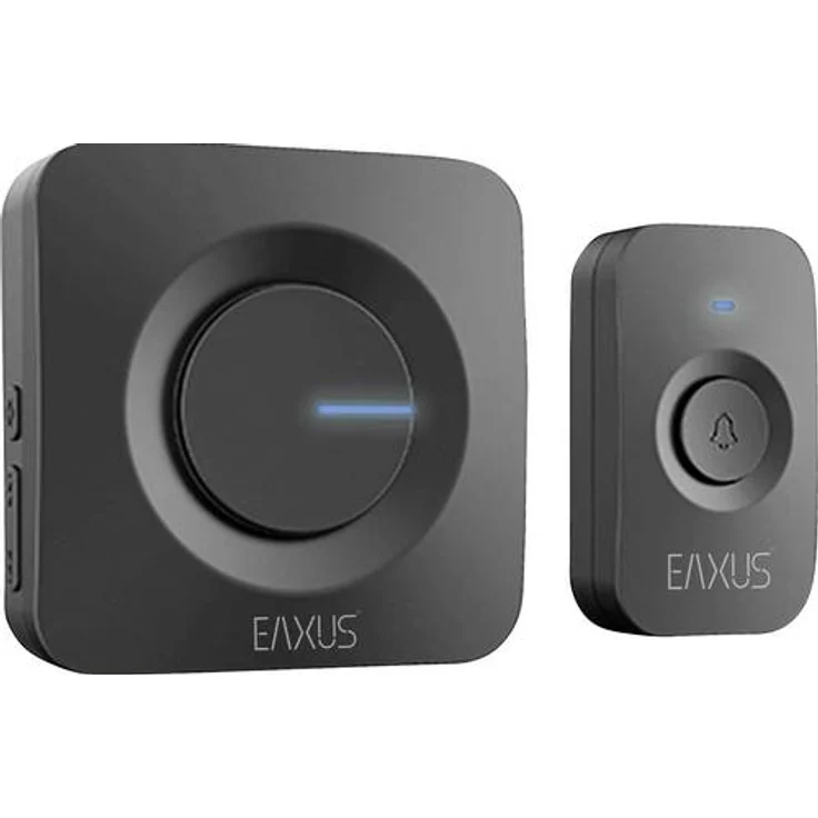 Eaxus Funk Türklingel - Kabellose Funkklingel, 52 Melodien, LED Anzeige, IP56 – Bild 1