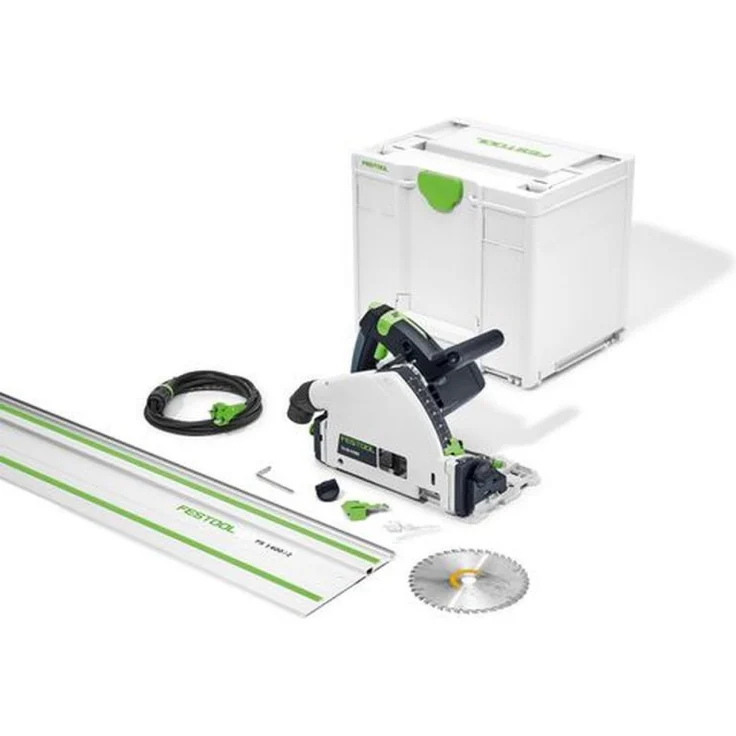 Festool TS 55 FEBQ-Plus-FS Tauchsäge 1200W Brushless 160mm + Zubehör + Koffer – Bild 1