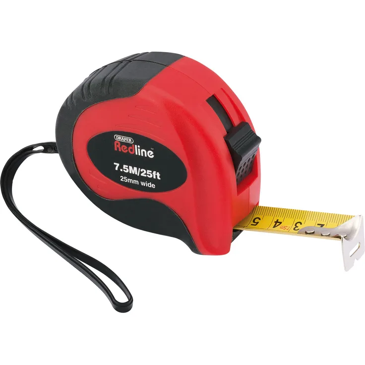 DRAPER Redline 69016 3 m-10 ft Soft Grip metrisch-imperial Maßband, 69055