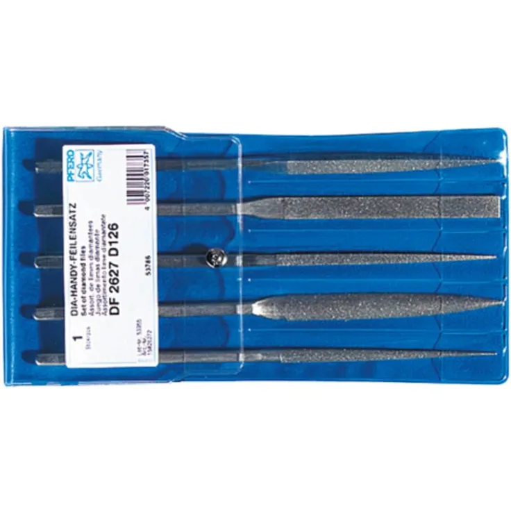 Pferd Habilisfeilen- (Handyfeilen-)Satz Diamant 215mm D126 5-teilig PFERD