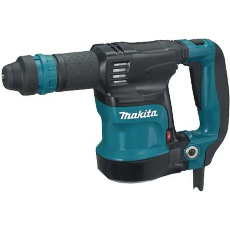Makita HK1820 Leicht-Meißelhammer für SDS-PLUS-Werkzeuge 550 W 3,1 J mit Transportkoffer, Spitzmeißel, Flachmeißel, Bohrerfett