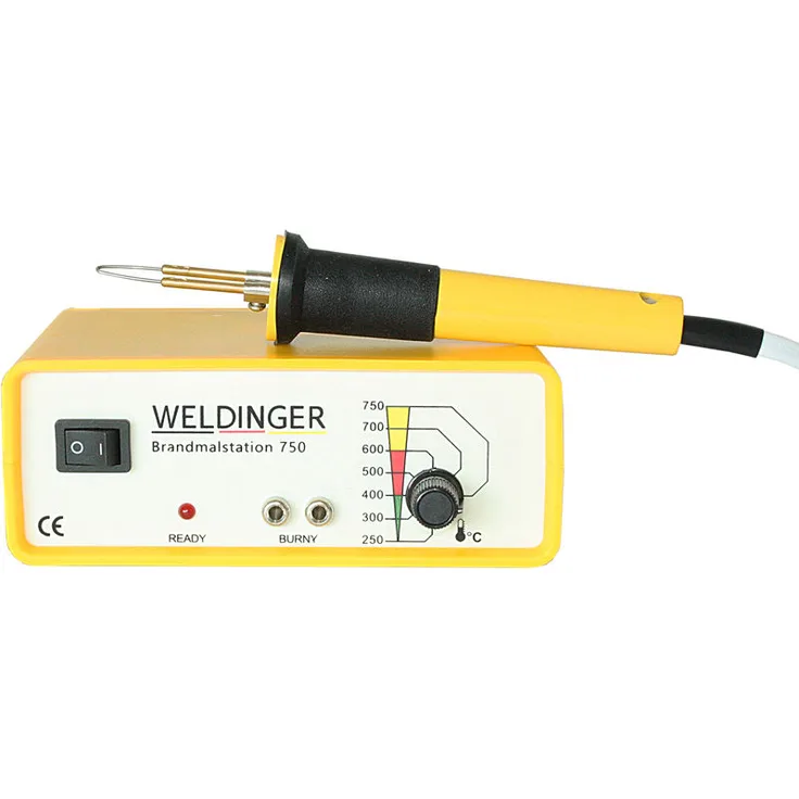WELDINGER Brandmalstation BS 750 - elektr. geregelt, 40 W, bis 750 °C